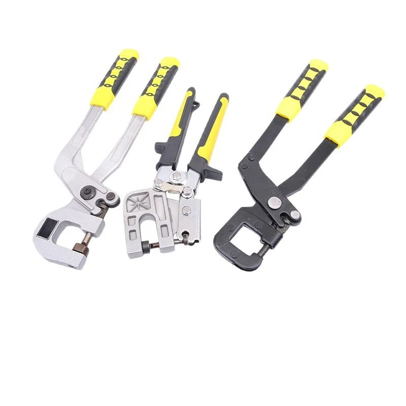 Light Steel Keel Punching Pliers Rivet Hole Reamer for Partition Wall Installation Fixing Hand Tool
