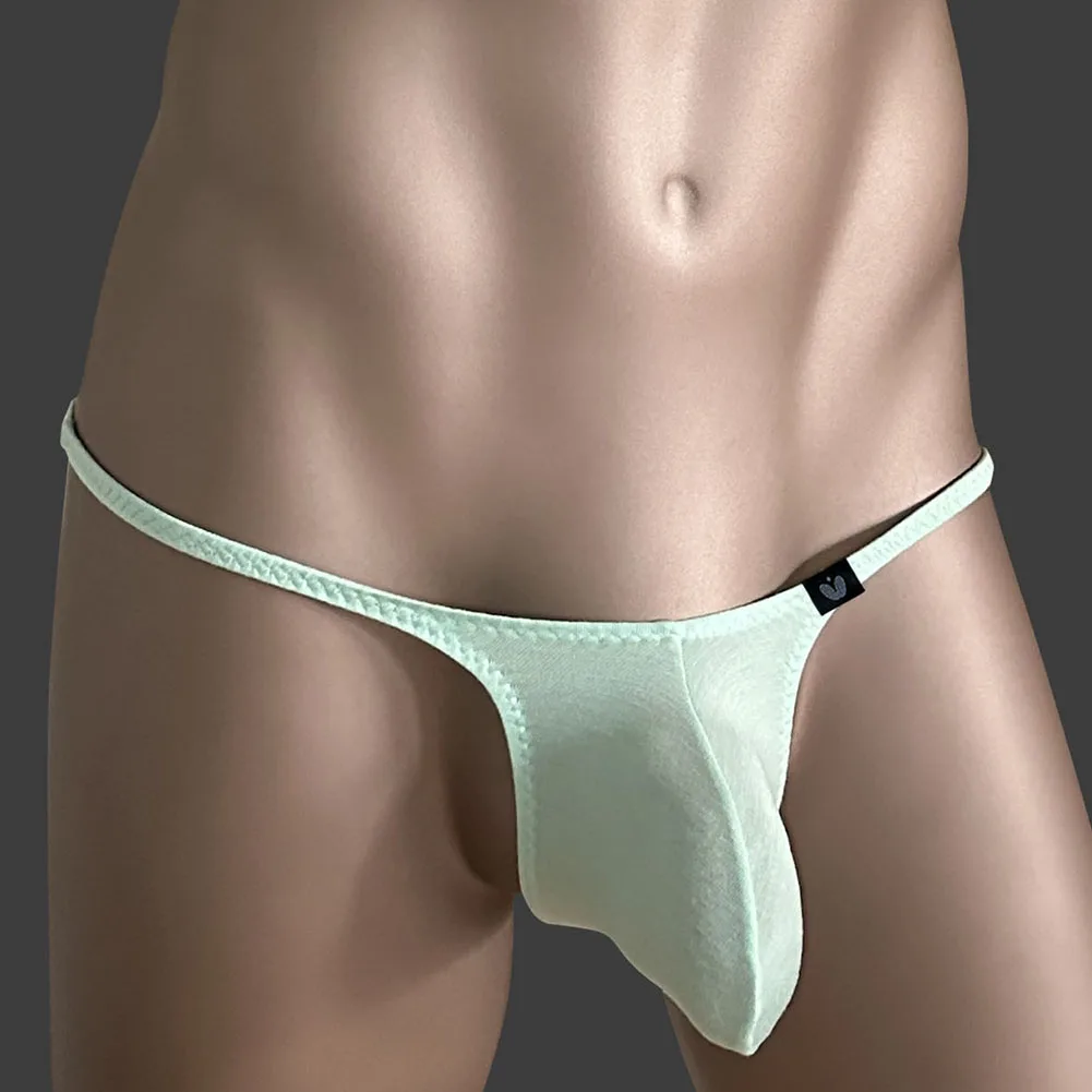 

Men Low Rise Pouch Modal Bugle Pouch Thong String T-back Underwear Male Bikini Lingerie Jockstrap Panties Sexy Erotic Briefs