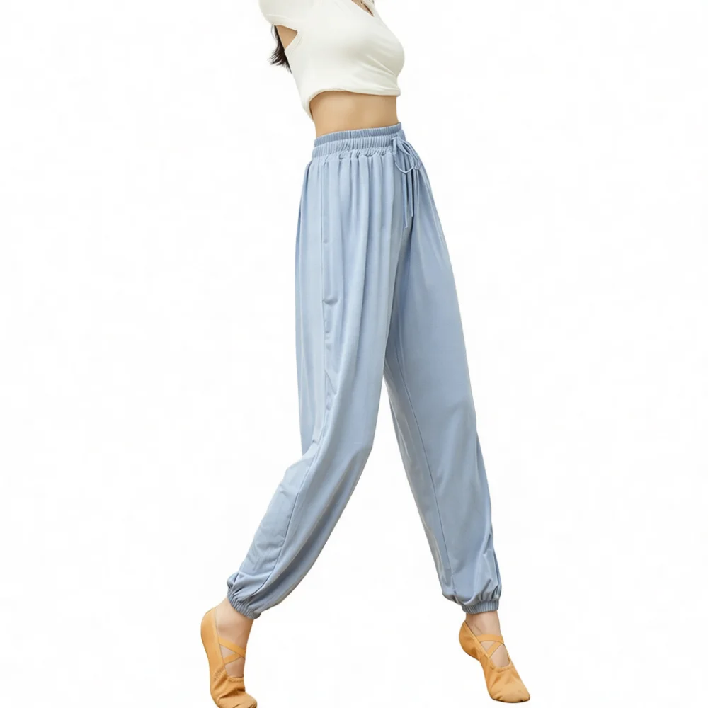 Unisex Loose Dance Harem Joggers Breathable Athletic Training Pants Comfortable Sportswear For Yoga Fitness Exercise Wear
