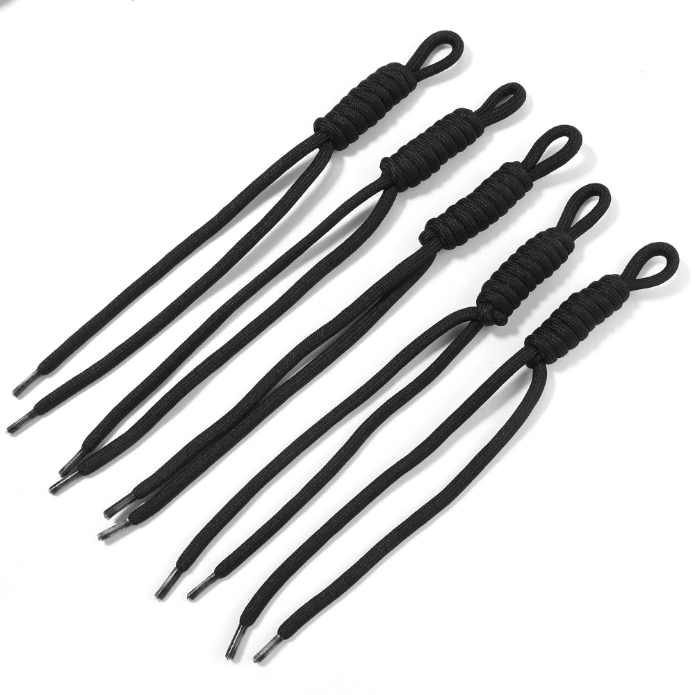 5 teile/los Bunte Geflochtene Lanyard Schlüsselbund Handgemachte Knoten Nylon Seil Schnur Gewinde Für DIY Schlüssel Kette Anhänger Tasche Zubehör