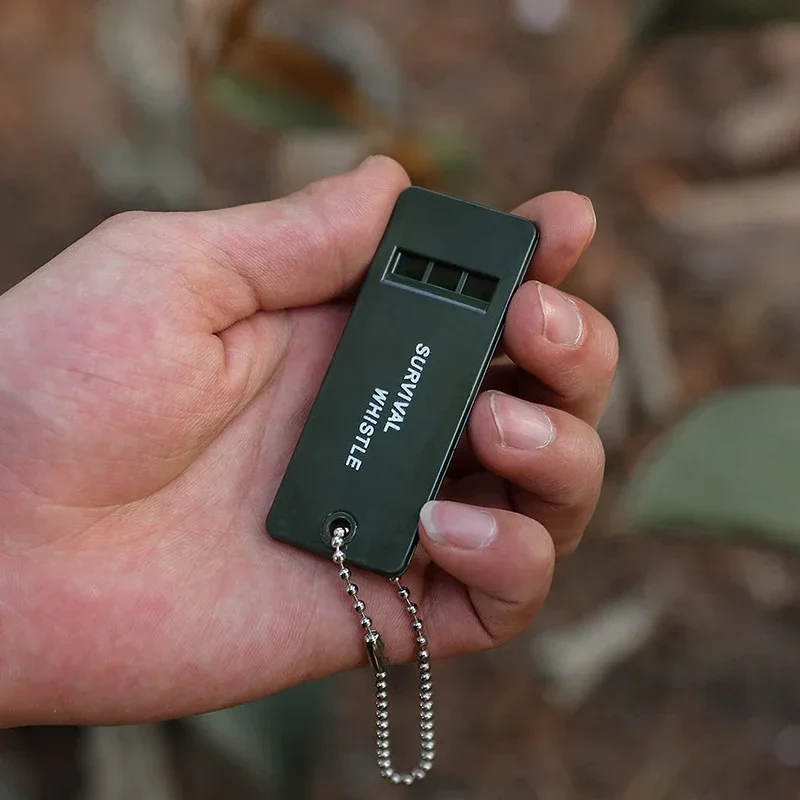 1/2/6/10/30 PCS Fischio a 3 frequenze Sopravvivenza ad alto decibel Fischio audio multiplo portatile per esterni per escursioni di emergenza in campeggio