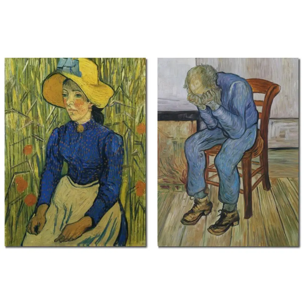 

Очень большой пейзажный портрет Adeline Ravoux, импрессионист, картина маслом, холст Ван Гога, картина ручной работы для декора спальни