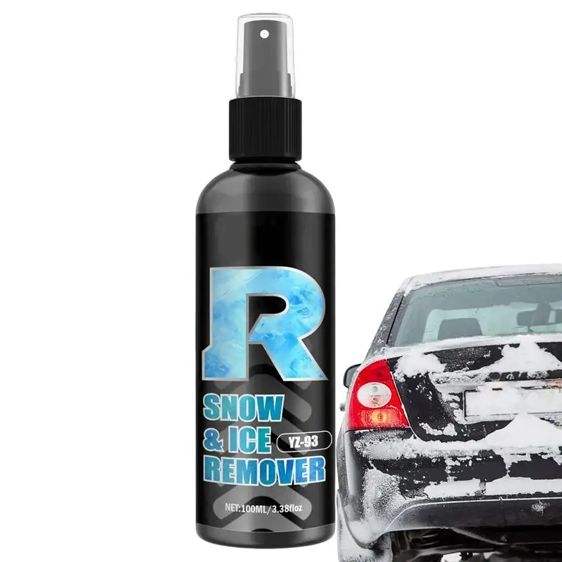 

Windshield Deicer Spray Snow Melting Defrost Liquid Long-lasting Car Ice Remover Agent Ice Remover Melting Spray 100ml for Car