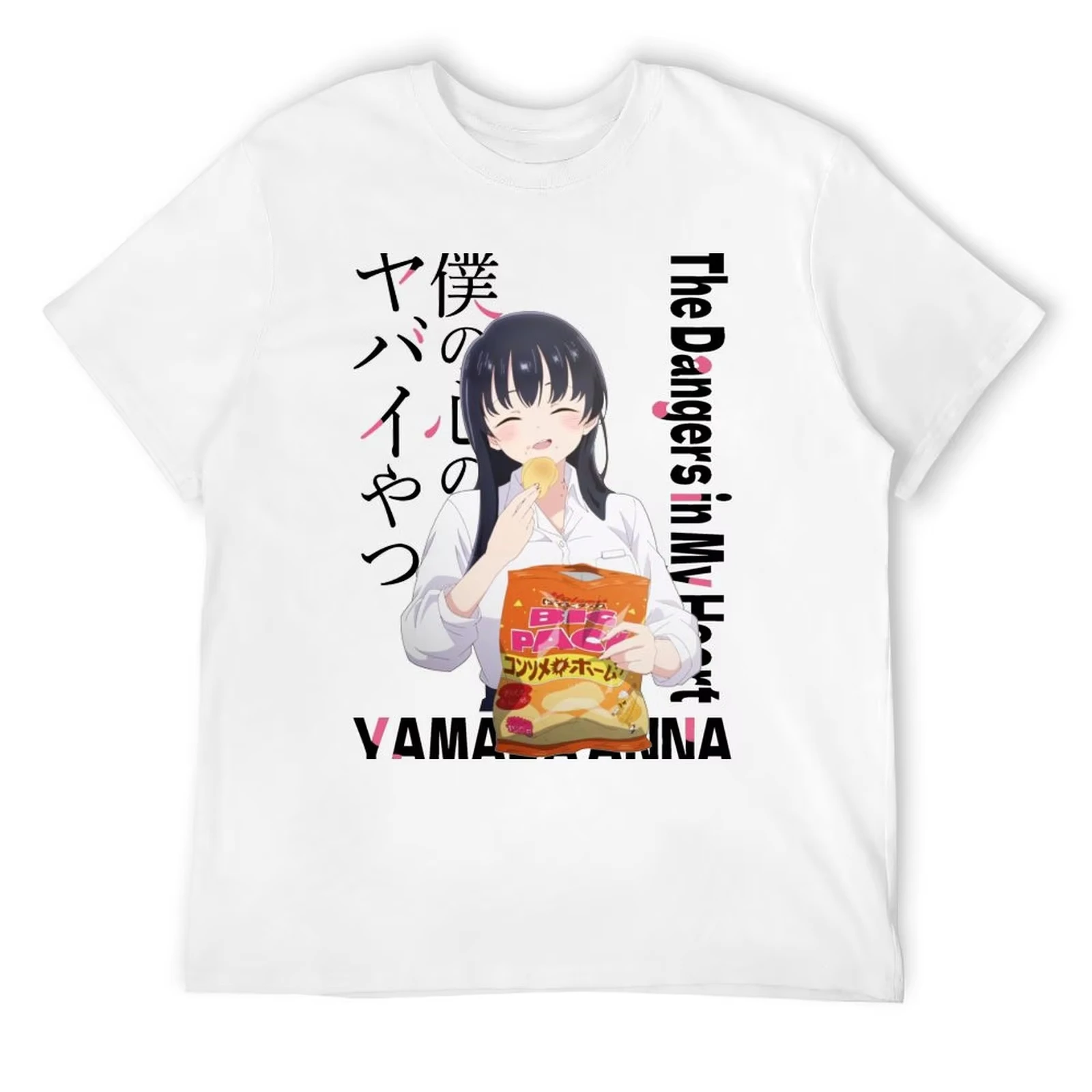 Summer Hot Sale Anime The Dangers in My Heart Yamada Anna Graphic T‑Shirt Y2K Men Women Streetwear Harajuku Gothic Punk T Shirt