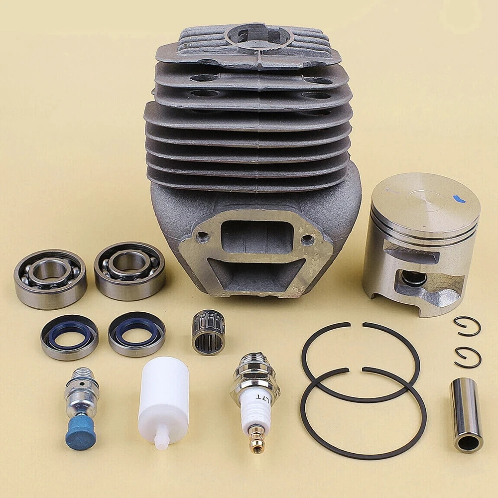 51mm Chainsaw Cylinder Piston Kit For K760 760 Husqvarna Partner Cutoff Saw 73.5cc Chainsaw Spare Parts Engine Motor Cylinder 1P