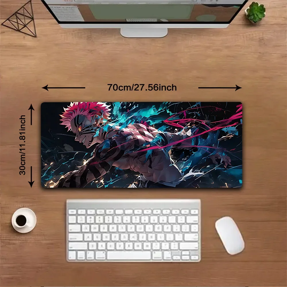 لوحة ماوس ألعاب A-Akaza-Gaming قطعة واحدة - قاعدة مطاطية غير قابلة للانزلاق، قابلة للغسل، ملحقات مكتبية، رائعة للمكتب والمدرسة والمنزل D