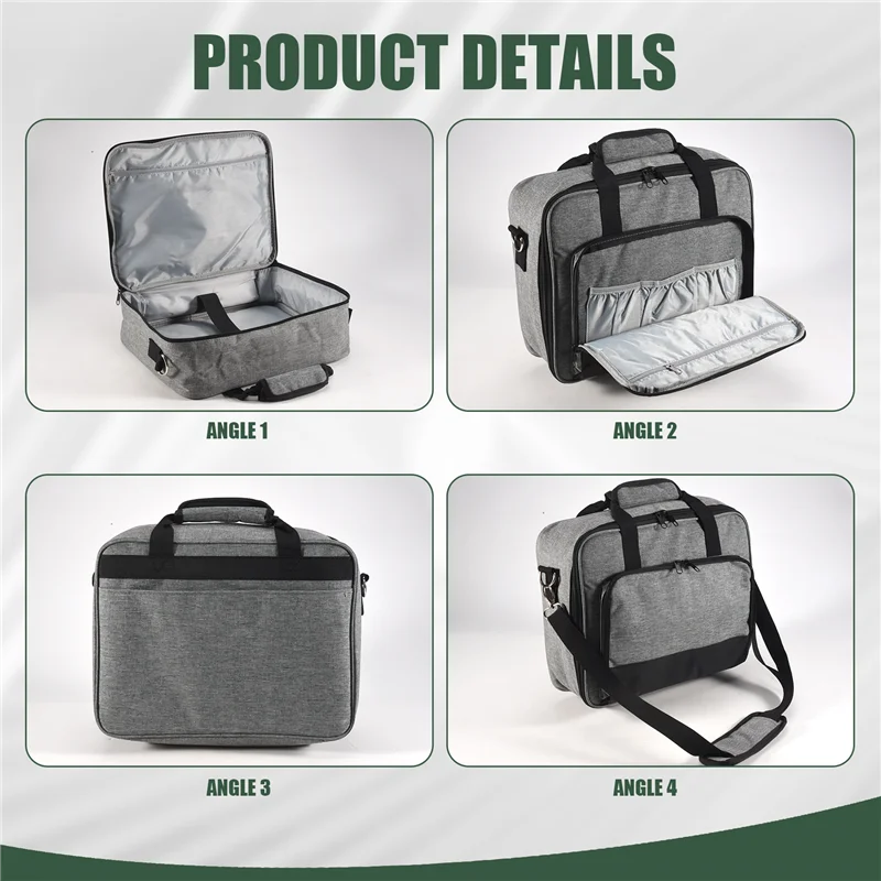 AF90-1 PC Multifunctional Tool Bag Home Projector Handbag Grey