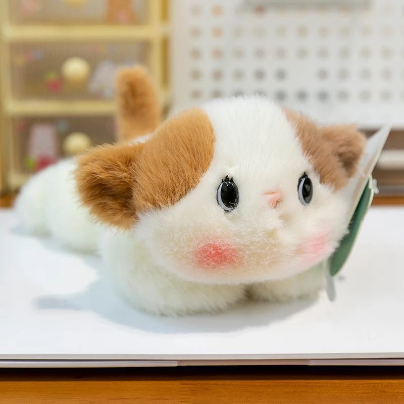 20cm Cute Crouching Panda Plush Toy in the Palm of Your Hand, a Sleeping Comfort Rabbit Doll, a Birthday and Christmas Gift