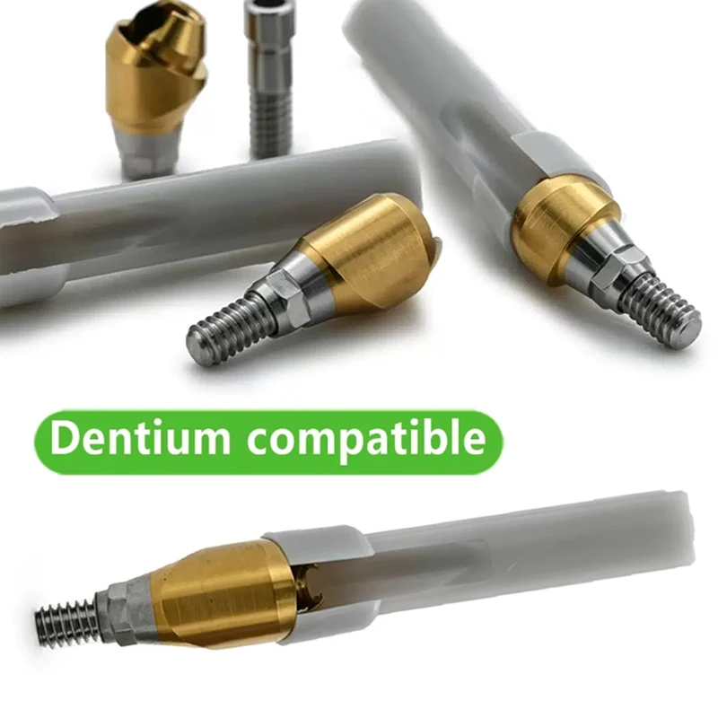 For Dentium SuperLine 15°/30° Multi Unit Angled Abutment CAD/CAM Custom Ti Base for Dental Lab OEM ODM Factory Direct Fast Ship