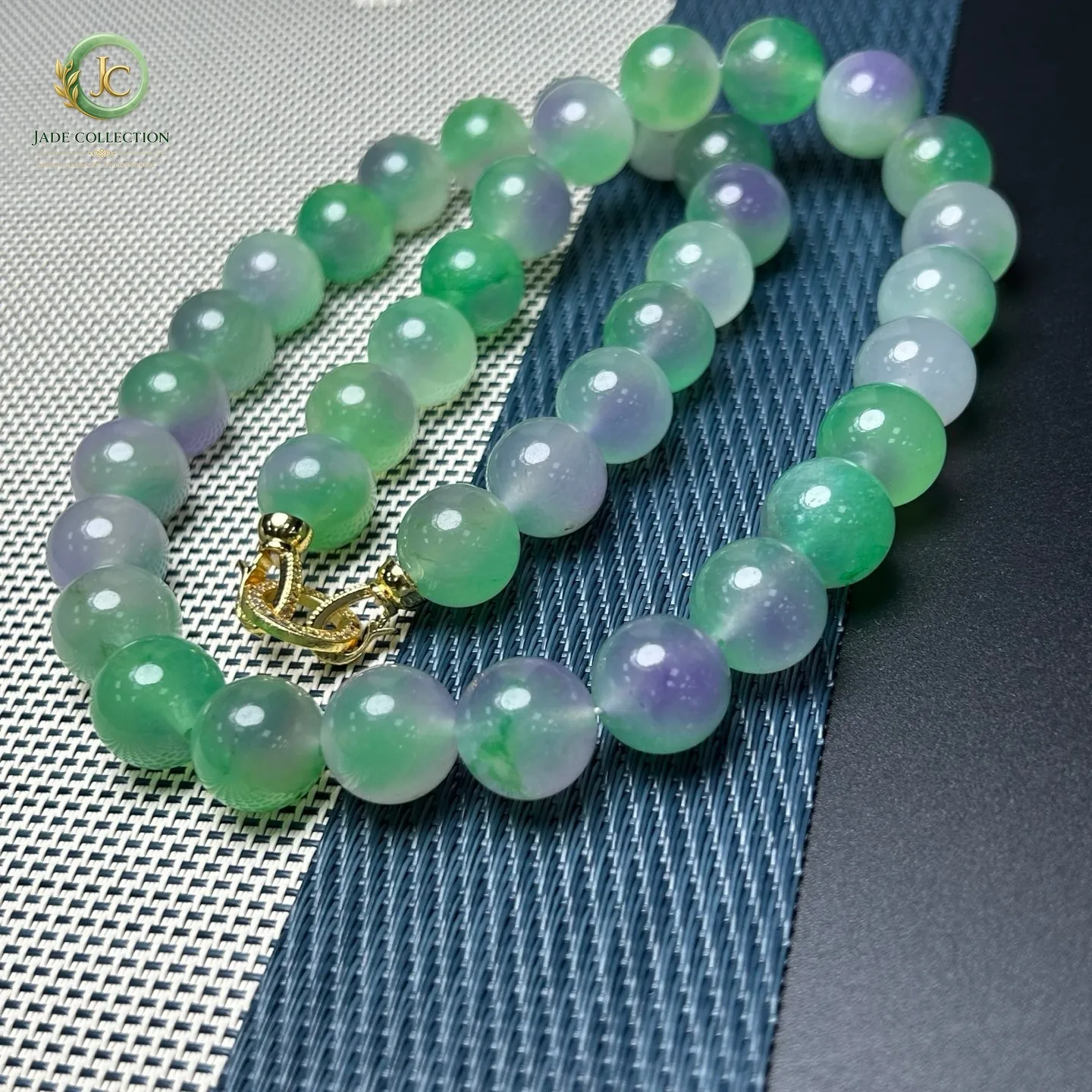 Real Natural Ice Green Myanmar Beads Jade jadeite NecklacesPendants 14MM
