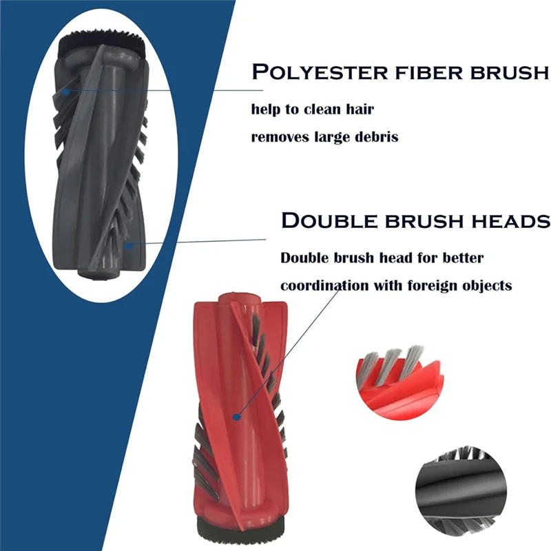 A97G Ersatzteil für Roborock Qrevo Curv Qrevo Edge Robot P20 Pro Staubsauger Hauptseitenbürste Hepa-Filter Zubehör