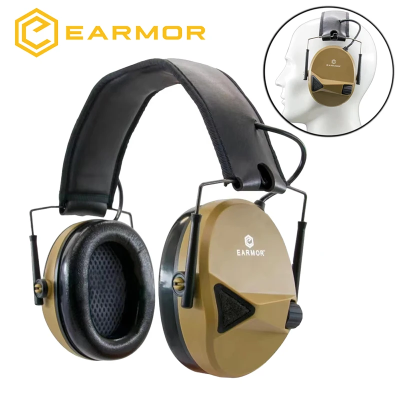 Electronic Design Earmuffs EARMOR M30 Shooting Ear Defenders Tactical Noise Canceling Headset Hearing Protection Earmuffs