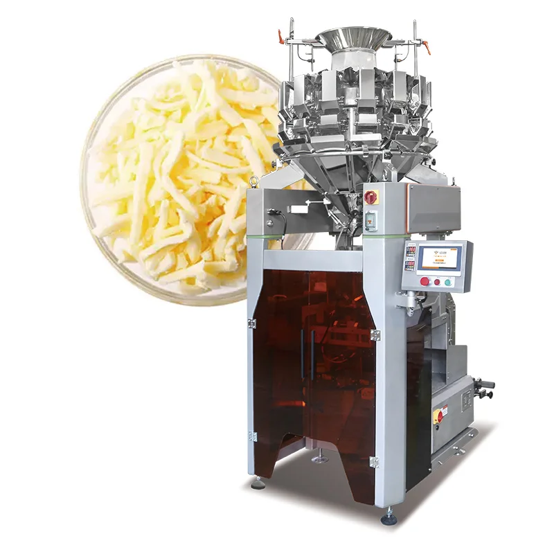 Máquina envasadora de queso de pesaje de alta velocidad, máquina envasadora de chips de plátano y caramelo, máquina envasadora multifuncional