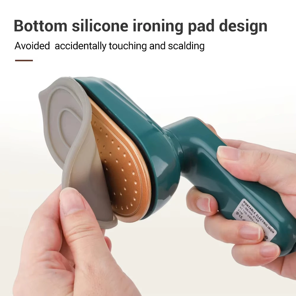 مكواة بخار صغيرة للملابس، مكواة بخار محمولة للسفر للملابس، مكوّاة رطبة وجافة، مكواة سفر