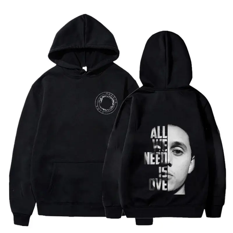 Love Is Over Canserbero Graphic Hoodies Sweatshirt Vida All We Need Printed Hoodie Men Women Clothing Streetwear Pullover