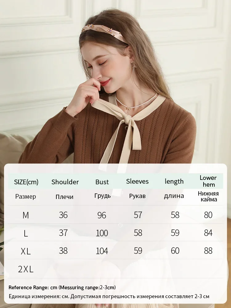 I BELIEVE YOU French Bow Loose Soft Sweater for Women 2023 Autumn Winter Y2K Vintage New Lazy Knitted Cozy Pullover 2234125239