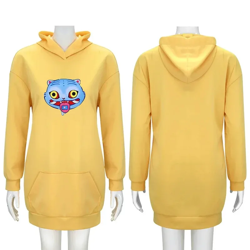 

Zoey Cosplay Yellow Hoodie TV Roleplay Costume Female Idol Girls Daily Outfit Hallw;3'f,6;t.8'