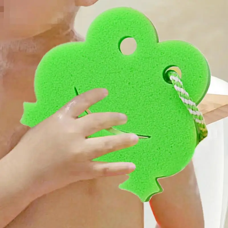 Body Wash Sponge Animal Shape Body Scrubber Bathing Sponge Cartoon Scrubber For Women Men Kids Body Cleansing Supplies