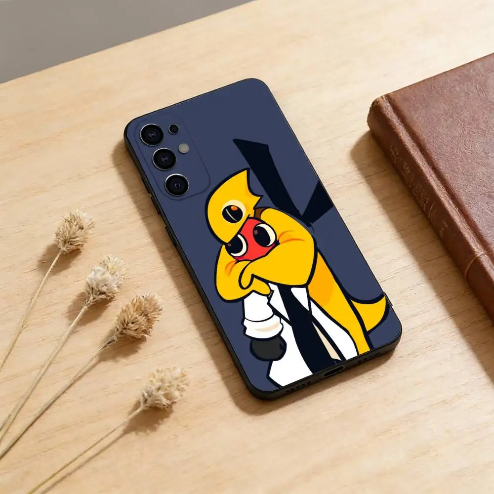 Game R-RainbowS F-Friends Phone Case For Samsung S25,24,23,22,30,21,10,9,Ultra,Plus,Lite Black Soft Case