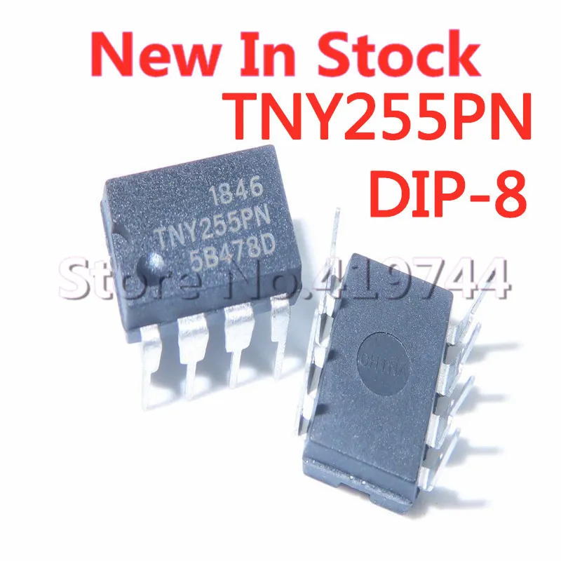 5PCS/LOT TNY255PN TNY255P TNY255 DIP-8 LCD power management chip In Stock NEW original IC