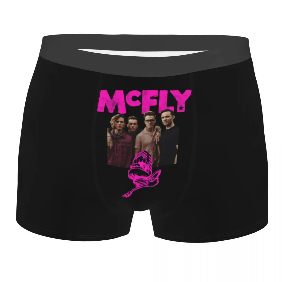 

Пользовательские британские певицы рок-музыка Mcfly боксеры шорты мужские трусы нижнее белье крутые трусы