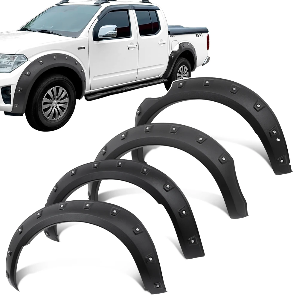 

Wheel Arch Extension Fender Flares Kit for Nissan Navara 2008-2014 year LE Version Mudguards 4X4 Car Styling Part