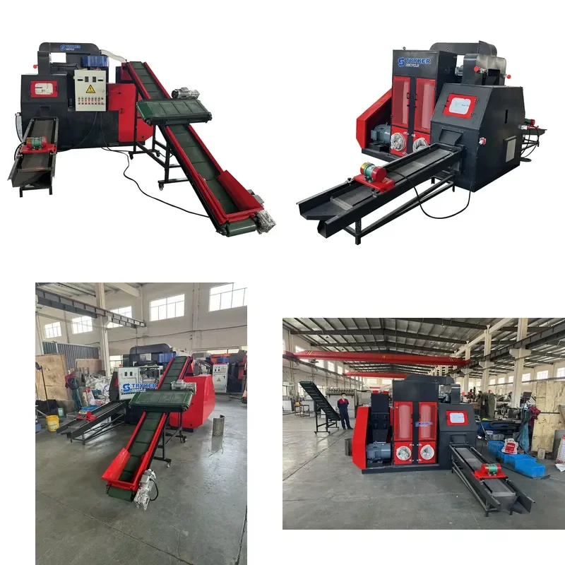 Industrial Machinery Netherlands Market for Sale Scrap Cable Processing and Granulating Recycle Machine Copper Rubber Wire