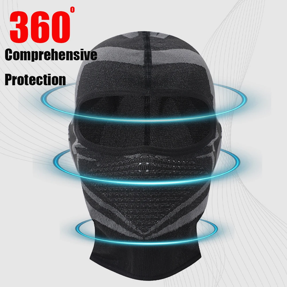 Elastic Breathable Cycling Mask Balaclava Hat Bicycle Motorcycle Helmet Inner Cap Men\'s Women Ski Mask