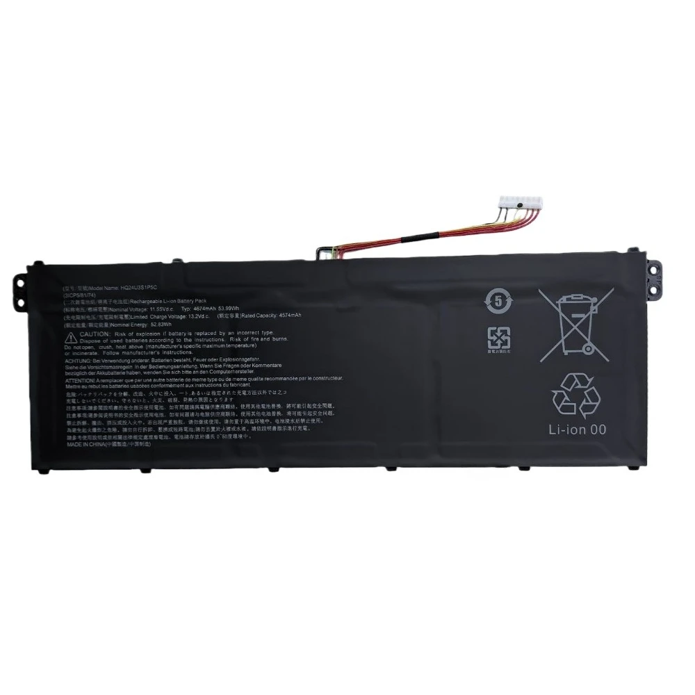 New HQ24U3S1P5C 11.55V 53.99Wh High Grade Replacement Laptop Battery for Acer Nitro NL16 Notebook Li-ion Battery Full Compatible