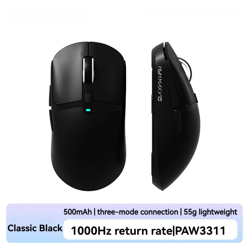 

Lightweight Gaming Mouse PAW3311 Tri-mode Connection 22000DPI 1000HZ Macro Programmable Custom Mouse