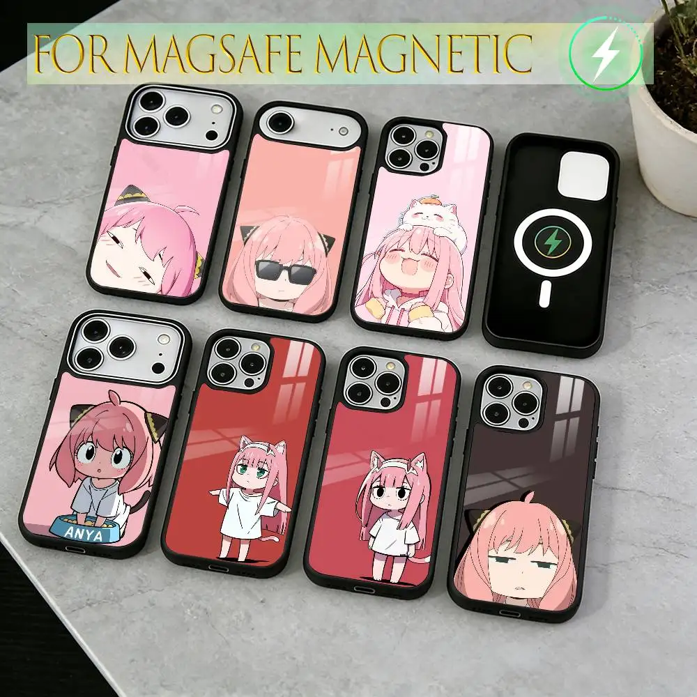 

Chibi Girl Phone Case For iPhone17,16,15,14,13,12,11 Plus,Pro Magnetic with Magsafe Wireless Charging