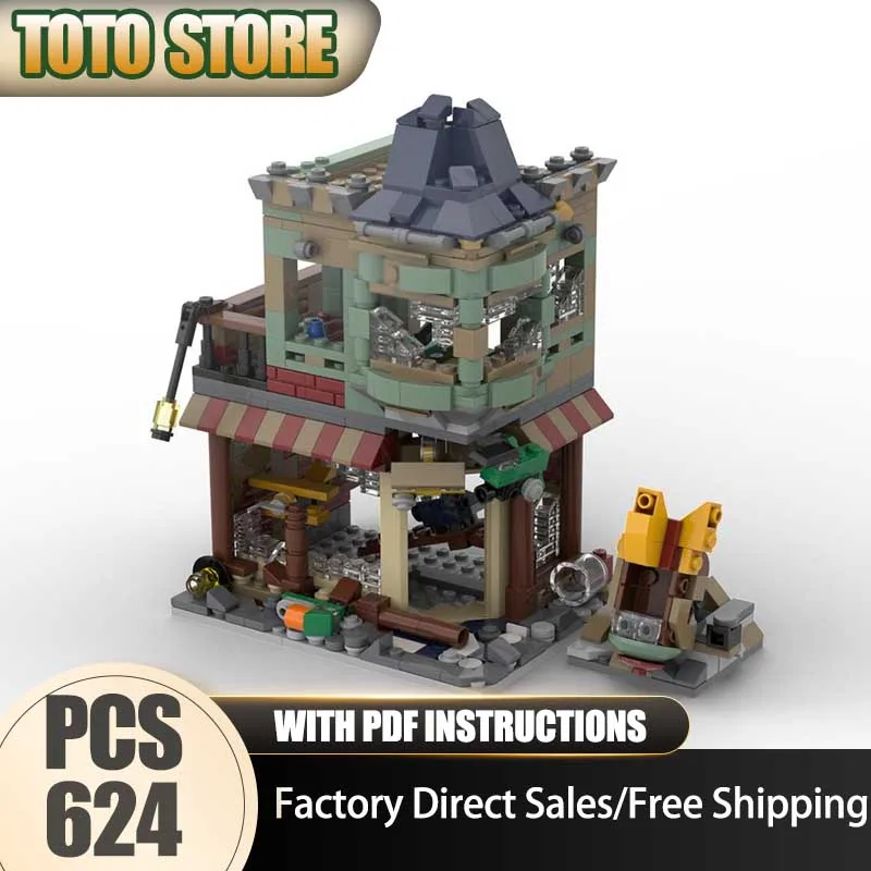 

Конструктор Street View: Архитектурная модель «Апокалипсис», технологичные кирпичики, набор для самостоятельной сборки, праздничный подарочный набор игрушек