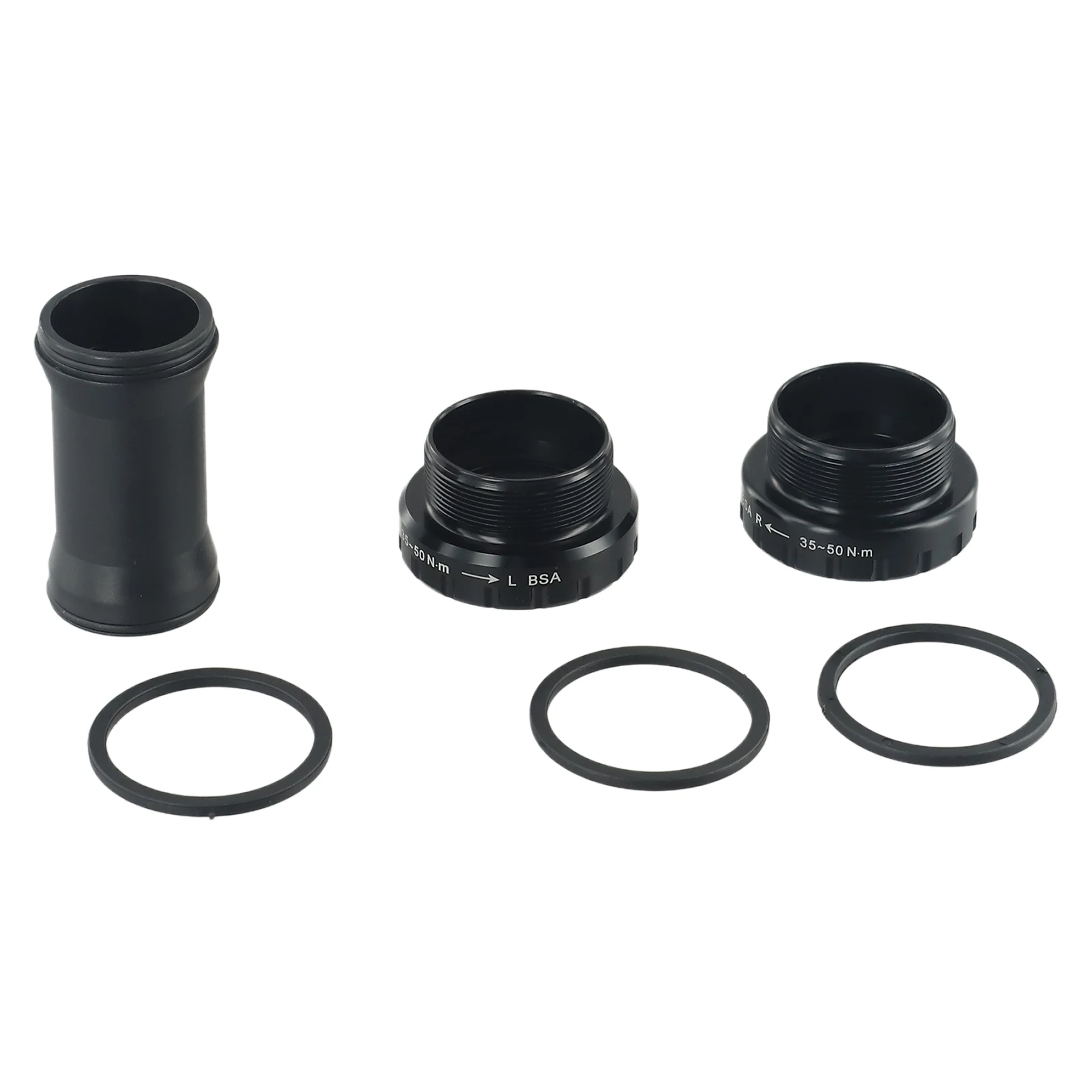 Bicycle Bottom Bracket Mountain Bike 68 73mm Bearing Aluminum Hollowtech Original 2.5 Mm Gasket High Quality Material Practical