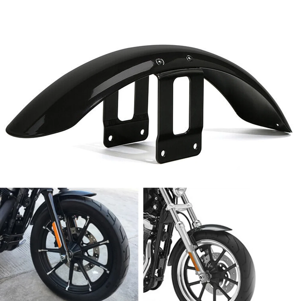 Motorcycle Front Fender Mudguard Splash Guard Cover For Harley-Davidson Sportster 883 1200 XL883 Iron 1988-up 2014-2016