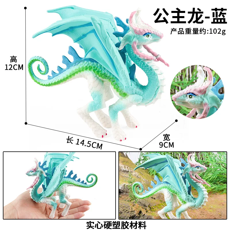 Oenux Simulierte Mythische Tiere Monster Veteran Eisdrache & Seedrache Modelle Actionfiguren Realistische Puppen Sammlerstücke Spielzeug – Detail 8