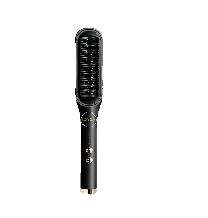 LAGOM Cepillo Plancha Alisador De Cabello Control De Temperatura