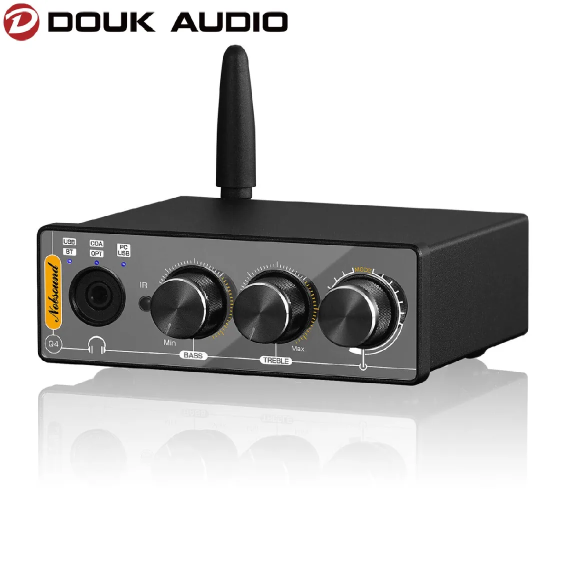 

Douk Audio Q4 Mini Bluetooth 5.0 Stereo Receiver USB DAC Gaming S/PDIF Coaxial / Optical Digital to Analog Converter 24Bit/192K