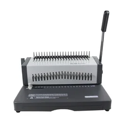 Binding Machine, 21-Hole, 500 Sheets, Book Binding Machines, Comb Binder Machine Book Maker Perfect for Letter Size, A4