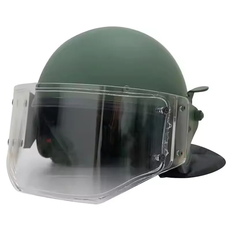 Russian Special Forces Tactical Helmet ZSH-1-2M MVD Close Guard Dark Area SH60 Helmet with Neck Protection Hunting Protective