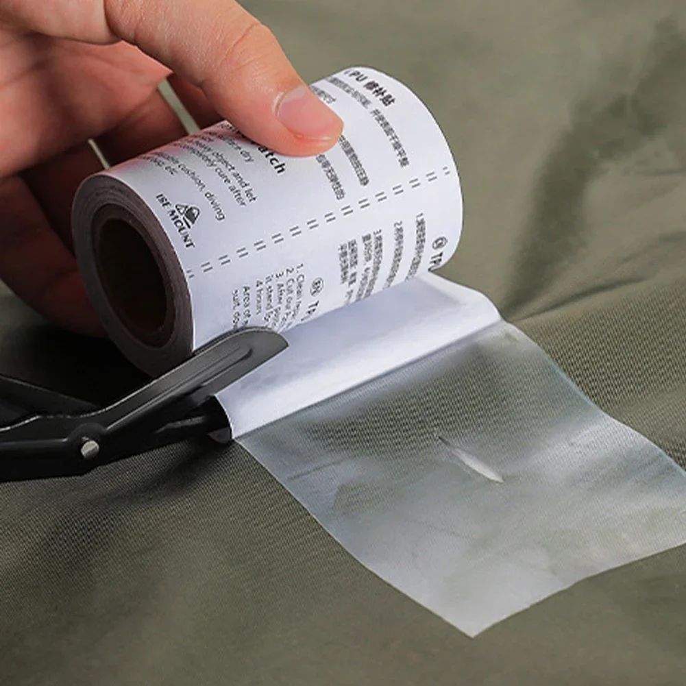 Waterproof Transparent TPU Pool Repair Subsidy Inflatable Boat Film Tent Self Adhesive Vinyl Repair Patch Gear Repair Tapes