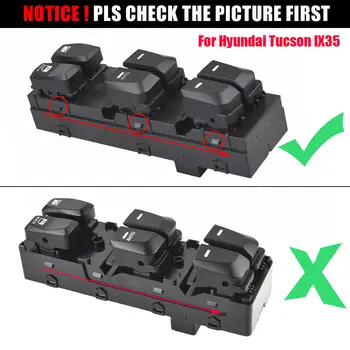 NOVINKA Pro Hyundai IX35 TUCSON 2010-2015 elektrický ovladač stahovače oken, zadní část 93571-2S000 93571-2S050 10 nejlepší prodej spínač oken pro Hyundai ix35 - №1