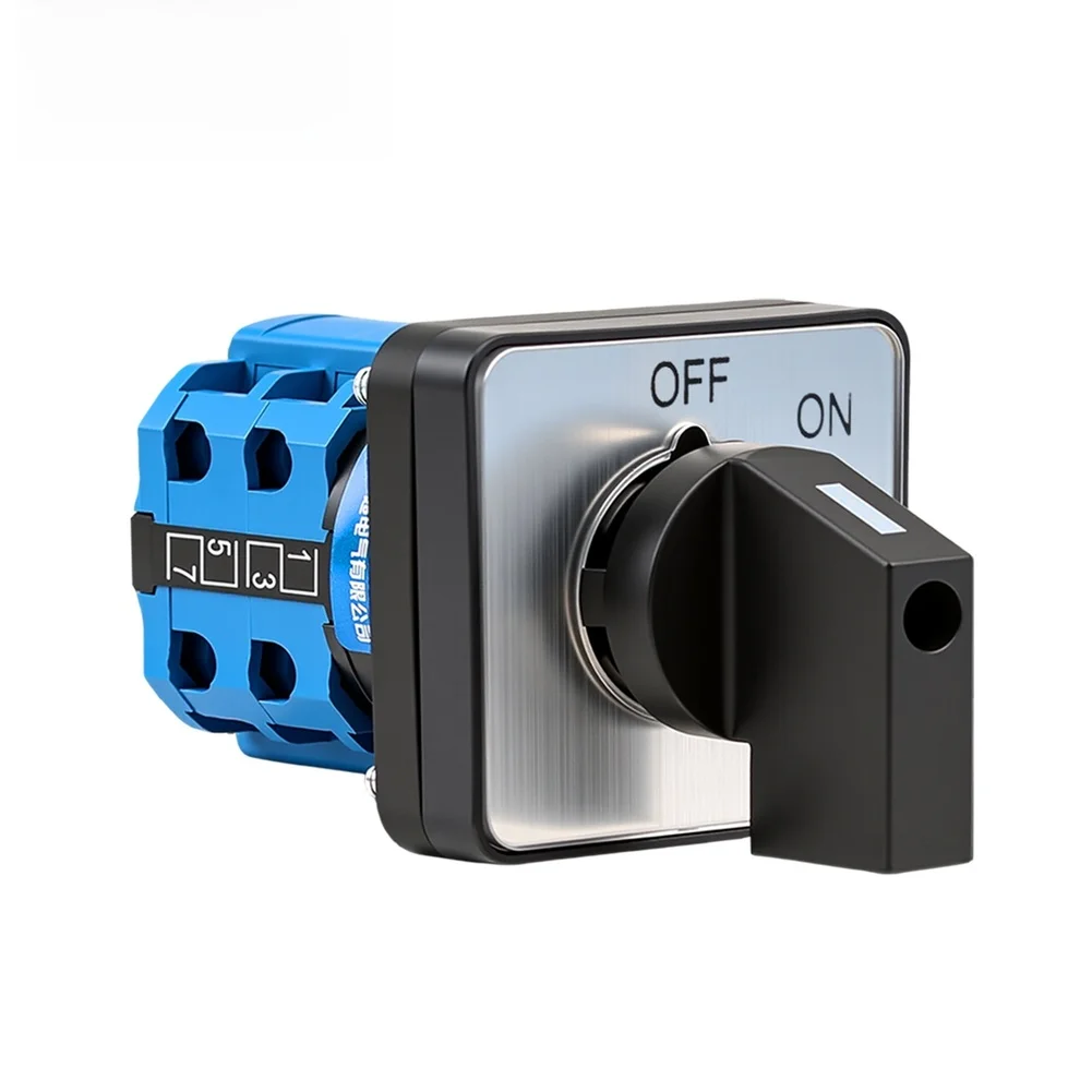 SZW26-20/C04.2 2 Pole Changeover Switch OFF ON Two Section for AC440V DC240V DC120V 20A Motor Control Applications
