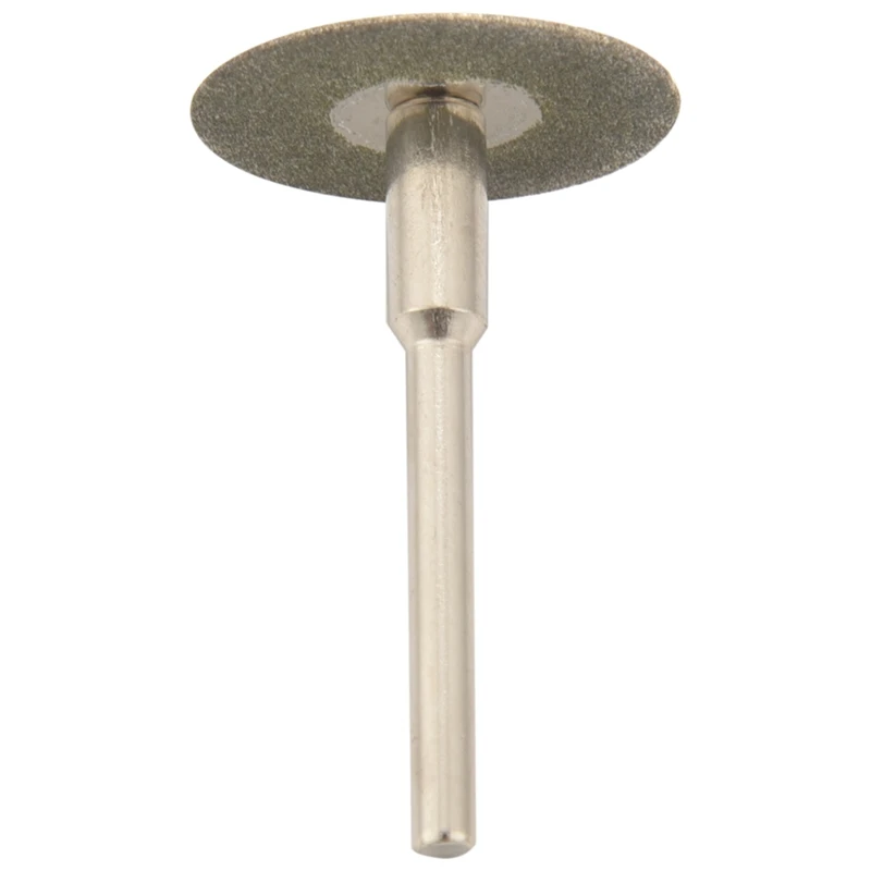 T61C_20 Pieces 22 Mm Diamond Cutting Wheel With 4 Pack Mandrel For Dremel