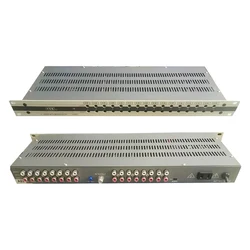 16-channel analog modulator audio and video to RF signal, hotel cable TV front-end equipment