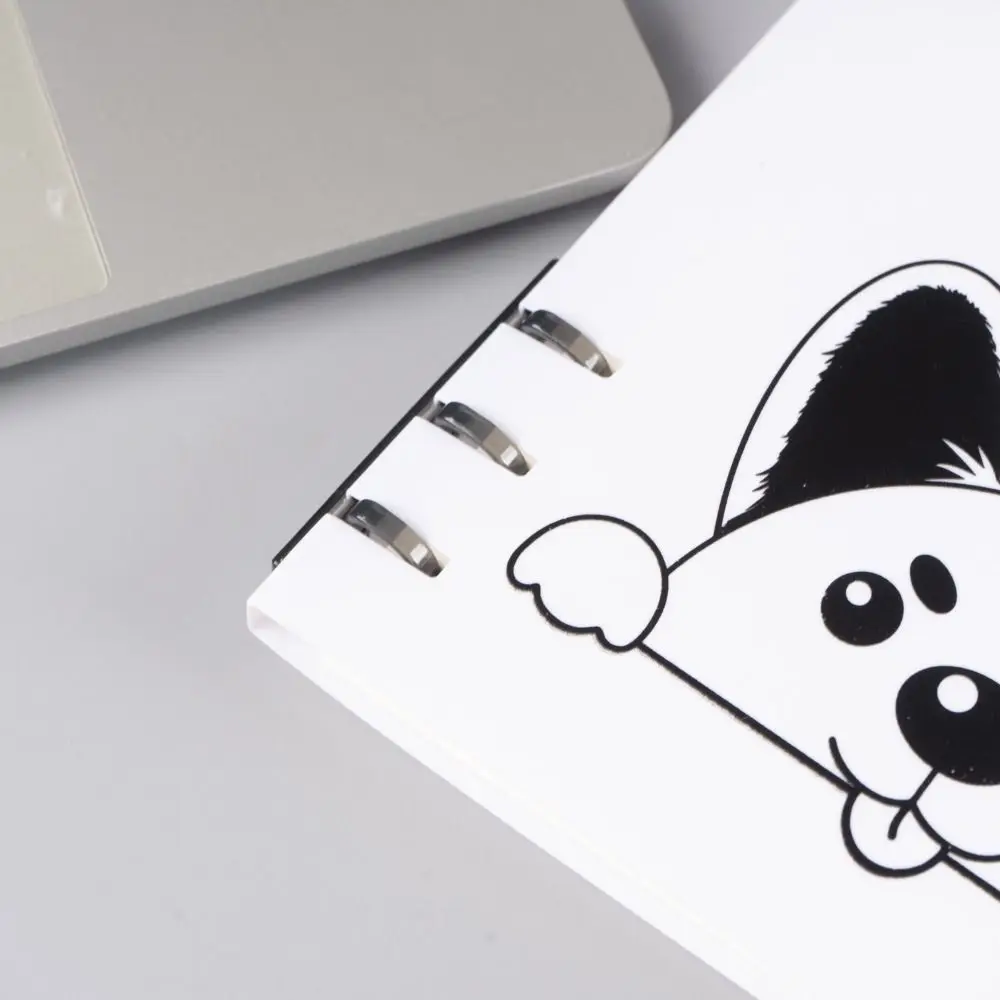 60 sheets Memo Notes Spiral Notebooks Diary Protect Eye Paper Cartoon Notepad Cute Dog Detachable Coil Notebook Business