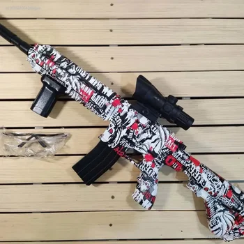 Pistolet à gel électrique pour enfants, balle d'eau, fusil jouet, accessoires complets, Airsoft, Cs Gastronomie, jeu de plein air, faux odor, M416