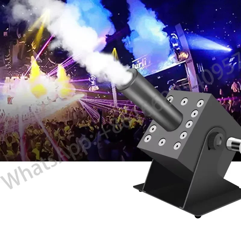 DMX Professional Electric Stage Equipment LED CO2 Fog Machine Jet Cannon Single Pipe 250W for Nightclubs Parties Festivals