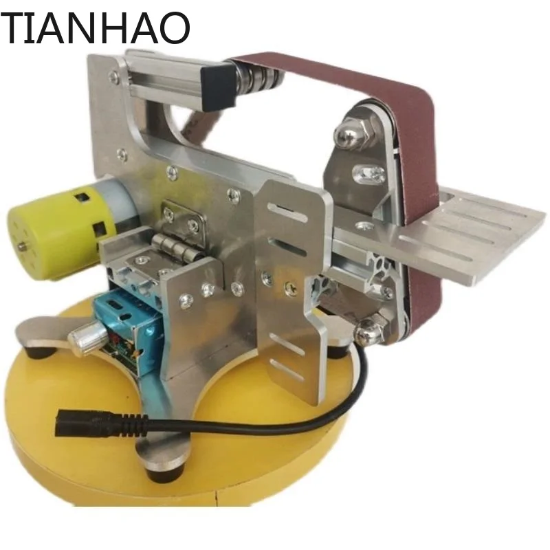 Mini Belt Sander 110V-220V Electric Sander Grinding Sharpening Machine Power Belt Polishing Tool Cutter Edges Sharpener 533X30MM