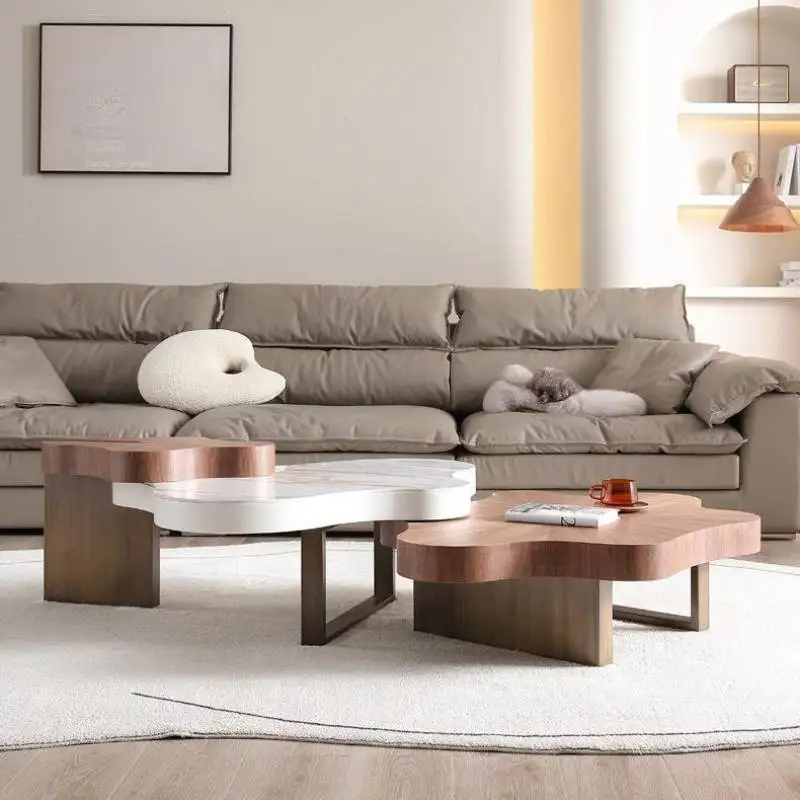 

Brown Luxury Coffee Tables Living Room Classy Apartment Nordic Coffee Tables Center Modern Tavolino Da Salotto Furniture Home