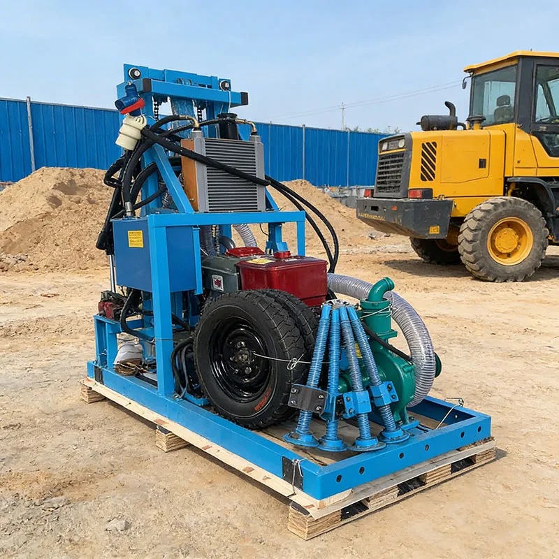Customized Hydraulic Water Well Drilling Rig – 200m Small Industrial Drill Machine, Factory Price